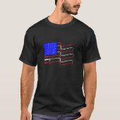 Amerikaanse vlag Vist Rods Cool Usa T-shirt (Voorkant)