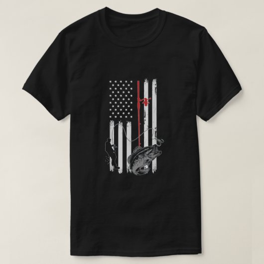  Amerikaanse vlag Vist T-shirt (Design voorkant)