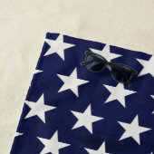 Amerikaanse vlag Vlag op 4 juli - Patriottisch aan Strandlaken (In situ)