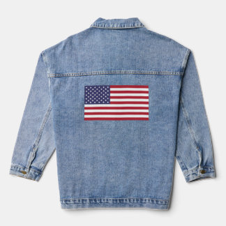 Amerikaanse vlag, vlag van de VS, Amerikaanse vlag Denim Jacket