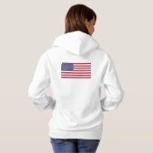 Amerikaanse vlag, vlag van de VS, Amerikaanse vlag Hoodie (Achterkant volledig)