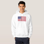 Amerikaanse vlag, vlag van de VS, Amerikaanse vlag Hoodie (Voorkant volledig)