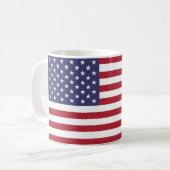 Amerikaanse vlag, vlag van de VS, Amerikaanse vlag Koffiemok (Voorkant links)