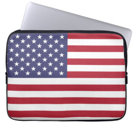 Amerikaanse vlag, vlag van de VS, Amerikaanse vlag Laptop Sleeve