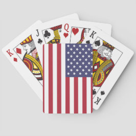 Amerikaanse vlag, vlag van de VS, Amerikaanse vlag Pokerkaarten