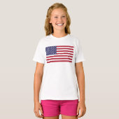 Amerikaanse vlag, vlag van de VS, Amerikaanse vlag T-shirt (Voorkant volledig)