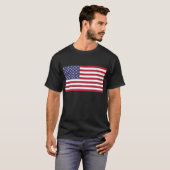 Amerikaanse vlag, vlag van de VS, Amerikaanse vlag T-shirt (Voorkant volledig)