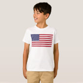 Amerikaanse vlag, vlag van de VS, Amerikaanse vlag T-shirt (Voorkant volledig)