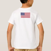 Amerikaanse vlag, vlag van de VS, Amerikaanse vlag T-shirt (Achterkant)