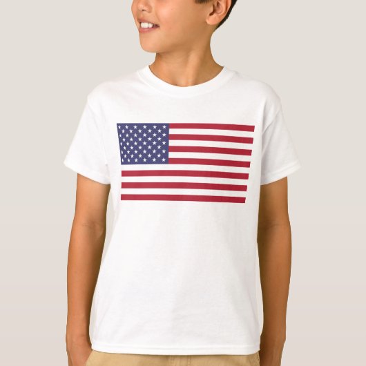 Amerikaanse vlag, vlag van de VS, Amerikaanse vlag T-shirt (Voorkant)