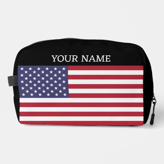 Amerikaanse vlag, vlag van de VS, Amerikaanse vlag Toilettasje (Voorkant)