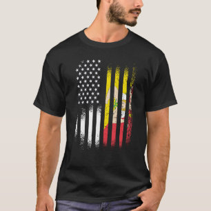Amerikaanse vlag Vlaggen Sicilië T-shirt