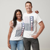 Amerikaanse Vlag Vlieg Tying T-shirt (Unisex)