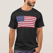 Amerikaanse vlag (voeg woorden toe als je wilt) t-shirt (Voorkant)