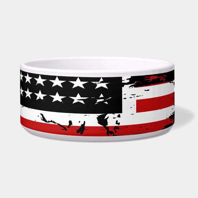  Amerikaanse vlag Voerbakje (Voorkant)