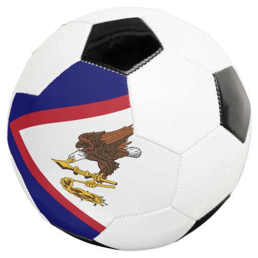 Amerikaanse vlag voetbal (Drie kwart)