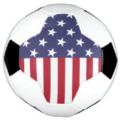 Amerikaanse vlag voetbal (Gedraaid)