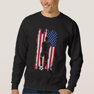 Amerikaanse vlag Voetbal Apparel - Voetbal Trui