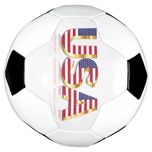 Amerikaanse vlag Voetbal VS (Gedraaid)