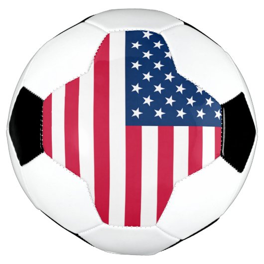 Amerikaanse vlag Voetbal VS (Gedraaid)