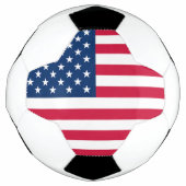 Amerikaanse vlag Voetbal VS (Voorkant)