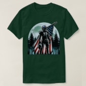 Amerikaanse vlag Volle Maan Speler 3 T-shirt (Design voorkant)
