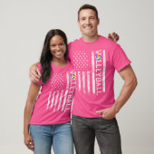 Amerikaanse vlag volleybal t-shirt (Unisex)