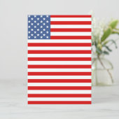 Amerikaanse vlag voor 4 juli kaart (Staand voorkant)