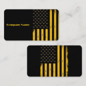 Amerikaanse vlag voor bijenteelt visitekaartje (Voorkant / Achterkant)