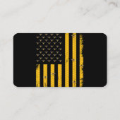 Amerikaanse vlag voor bijenteelt visitekaartje (Achterkant)