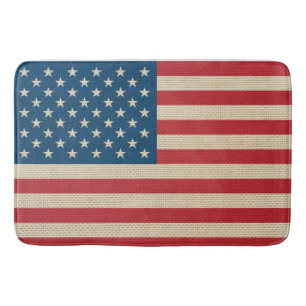 Amerikaanse vlag voor bralap badmat