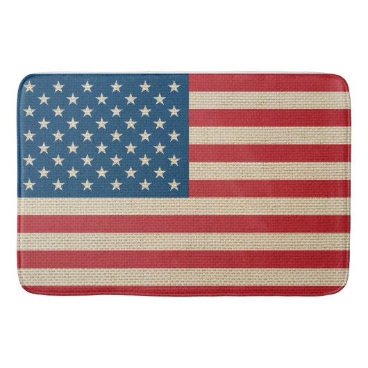 Amerikaanse vlag voor bralap badmat (Voorkant)