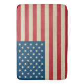 Amerikaanse vlag voor bralap badmat (Voorkant Verticaal)
