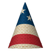 Amerikaanse vlag voor bralap feesthoedjes (Voorkant)