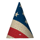 Amerikaanse vlag voor bralap feesthoedjes (Rechts)