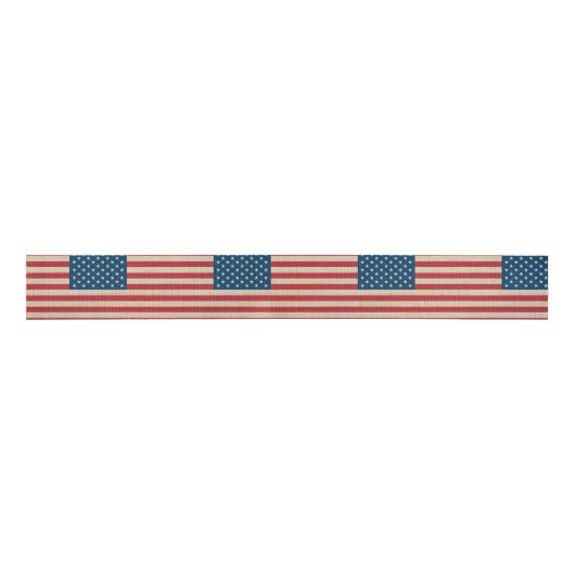 Amerikaanse vlag voor bralap grosgrain lint (Voorkant)