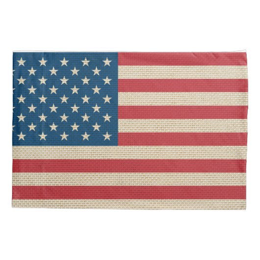 Amerikaanse vlag voor bralap kussensloop (Achterkant-Links)