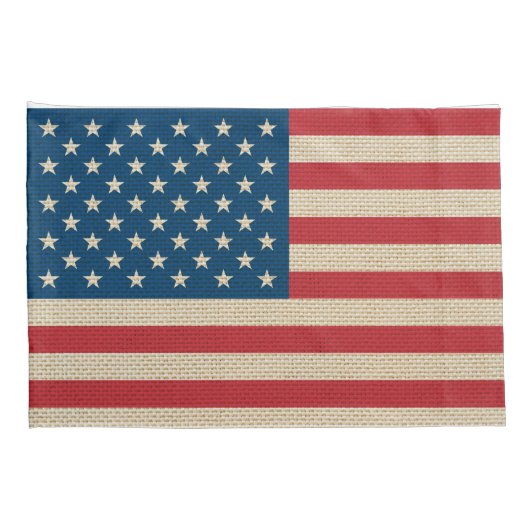 Amerikaanse vlag voor bralap kussensloop (Achterkant-Rechts)
