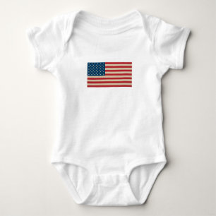 Amerikaanse vlag voor bralap romper