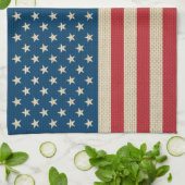 Amerikaanse vlag voor bralap theedoek (Gevouwen)