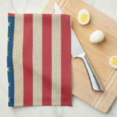 Amerikaanse vlag voor bralap theedoek (Quarter Fold)