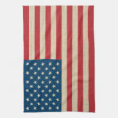 Amerikaanse vlag voor bralap theedoek (Verticaal)
