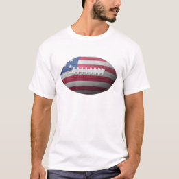 Amerikaanse vlag voor Football T-shirt