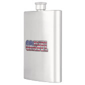 Amerikaanse vlag voor grindfietsen flacon (Links)