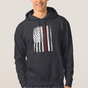  Amerikaanse vlag voor Gym Lover Hoodie