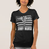 Amerikaanse vlag voor het leger t-shirt (Voorkant)