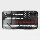 Amerikaanse vlag voor honkbal Case-Mate iPhone case (Achterkant (horizontaal))