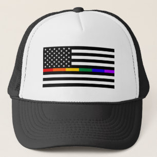 Amerikaanse vlag voor LGBTQ Trucker Pet