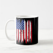 Amerikaanse vlag voor mannen Kinder jongen van Ame Koffiemok (Links)
