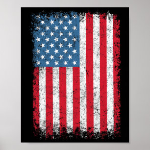 Amerikaanse vlag voor mannen Kinder jongen van Ame Poster